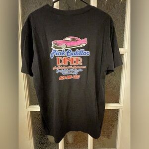 Black Graphic Tee - Pink Cadillac Diner